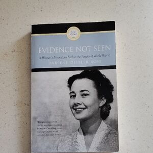 Evidence Not Seen by Darlene Deibler Rose — Light Blue & Black Paperback